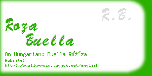 roza buella business card